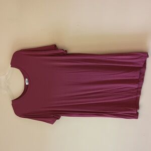 Old Navy lightweight maroon tee, XL